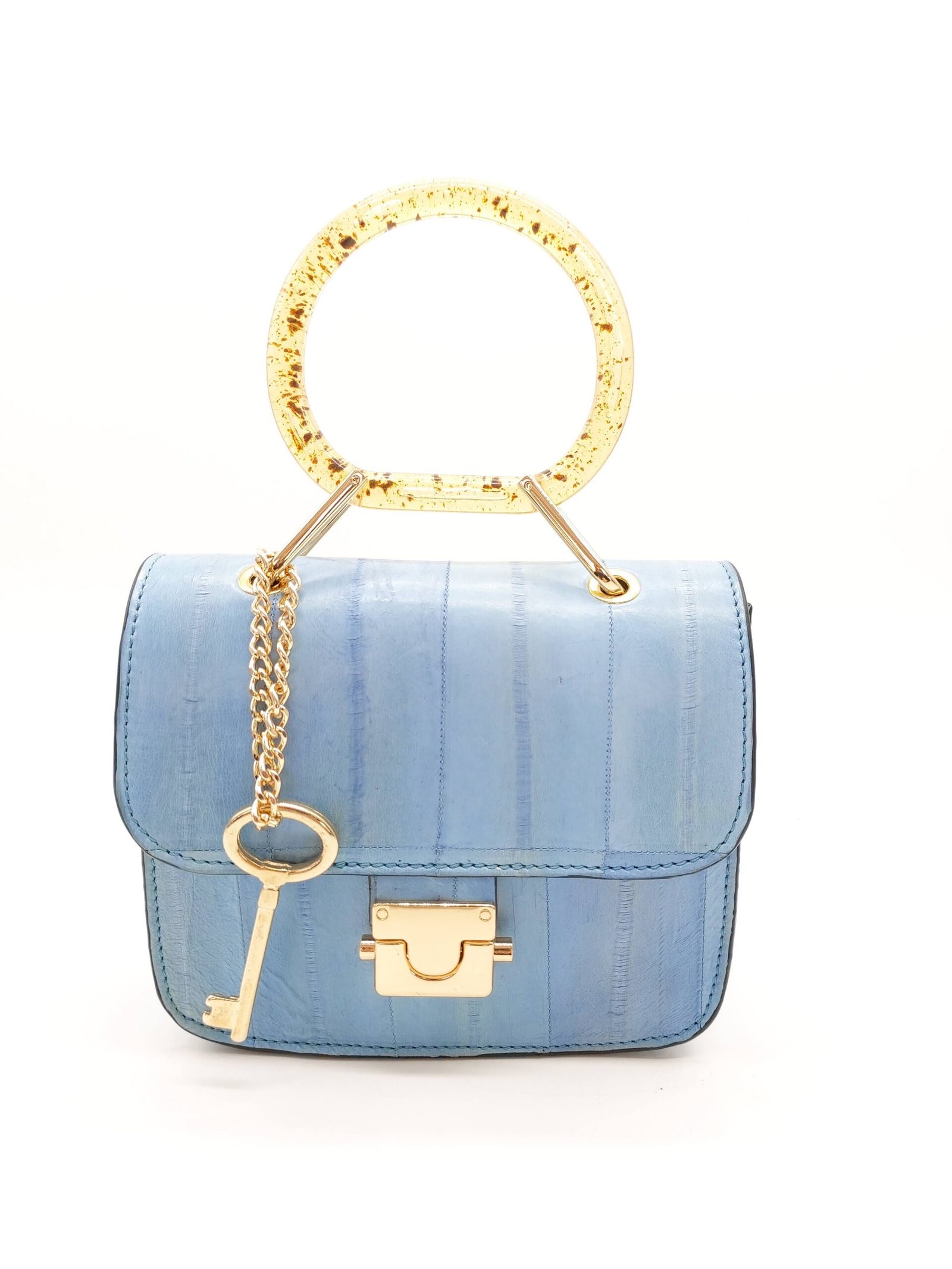 Clutch in pelle